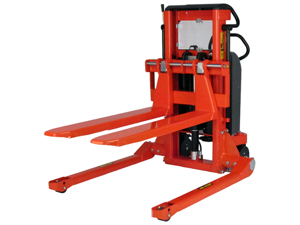 Apilador semi eléctrico 1000 kg con patas articuladas Logitrans Logiflex SE - Logiflex SE-ARTICULADAS - Apiladores | GAM Online