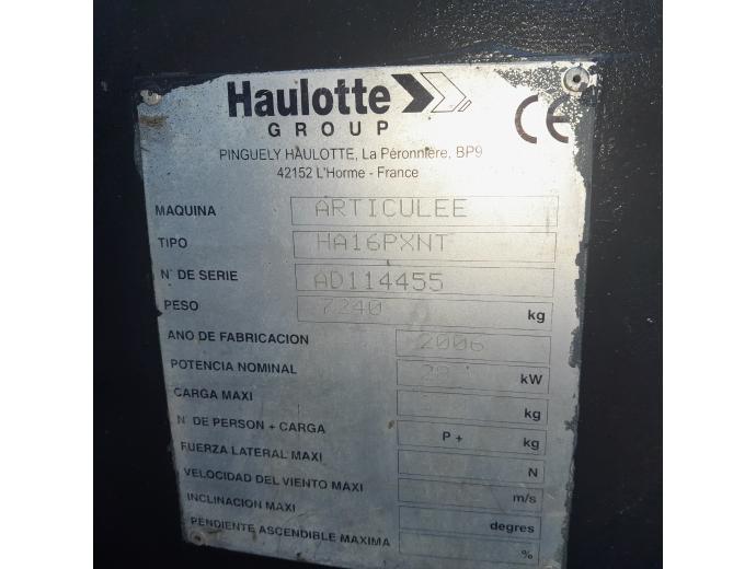 2007 HAULOTTE HA16PXNT