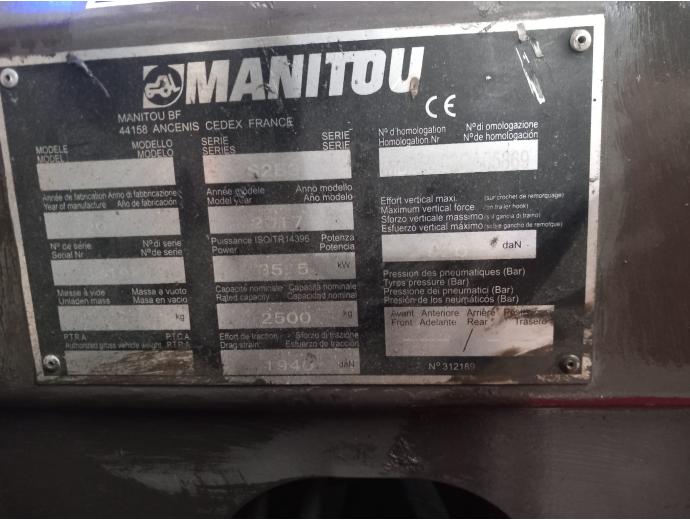 2017 MANITOU MI 25 D S2E3