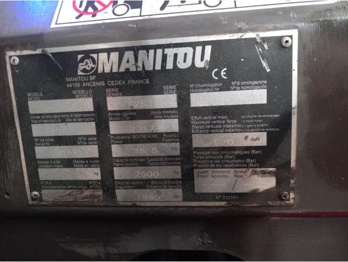 2017 MANITOU MI 25 D S2E3